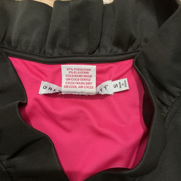 Gretchen Scott Designs Black Dress Size S - Picture 3 of 4